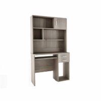 Γραφείο-παιδικό-με-εταζέρα-σταχτί