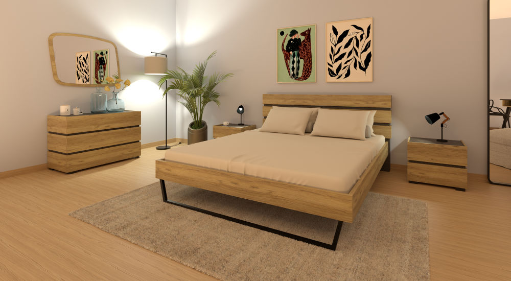 Omarket Σετ Κρεβατοκάμαρα Lunessa Collection 960 - 240x200OMarket-E5470311